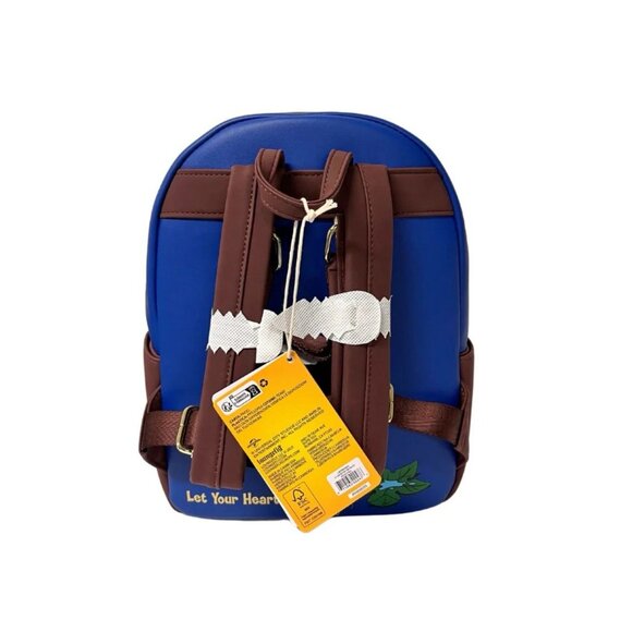 NWT Loungefly Land Before Time Little Foot Petrie Dinosaur Backpack Ducky Cera - Picture 4 of 9